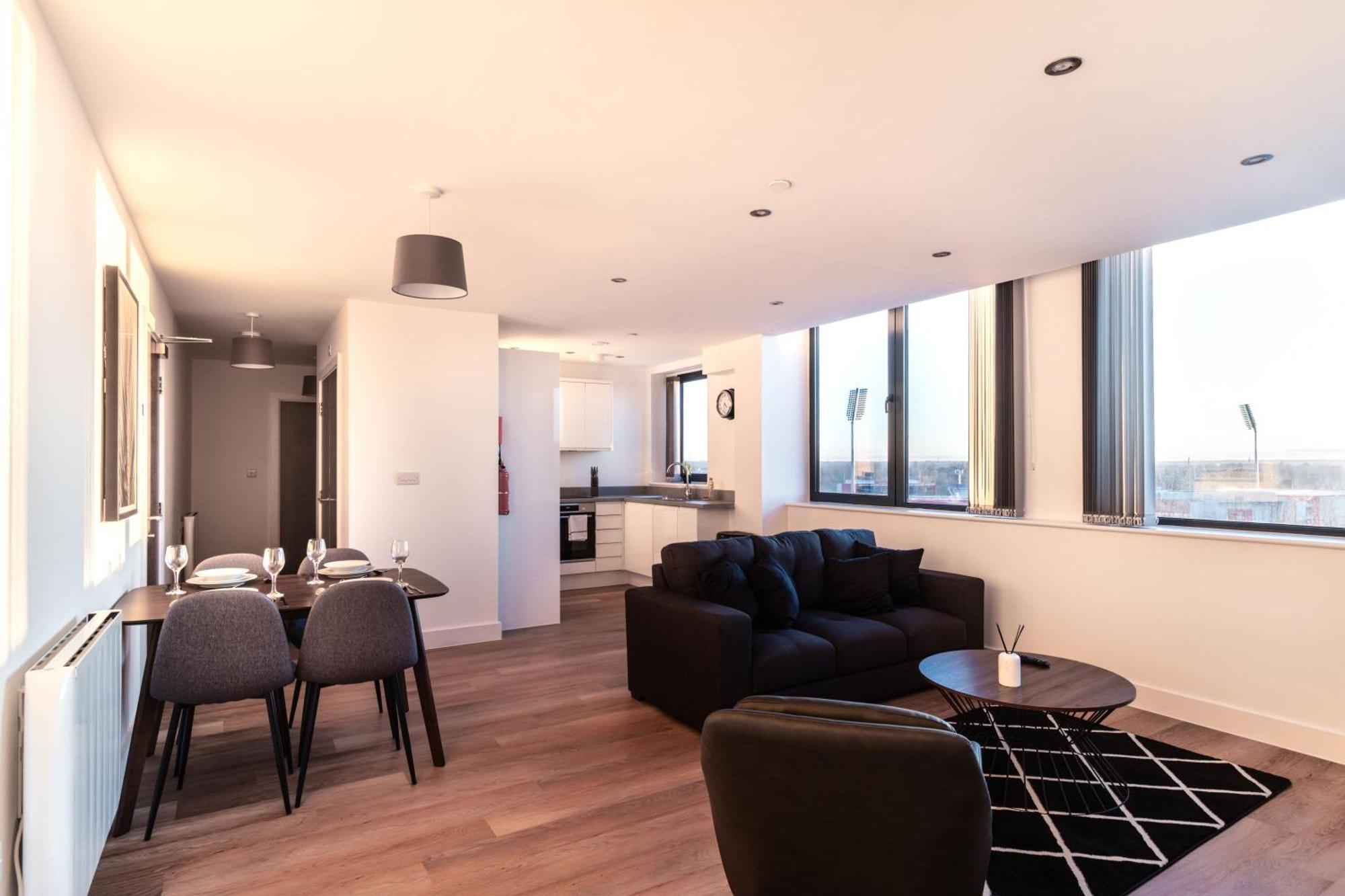 Stayzeni, Alexandra Rise Manchester 2 Bed Flat Bagian luar foto